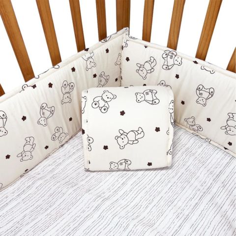 Tour de Lit Bébé ours blanc