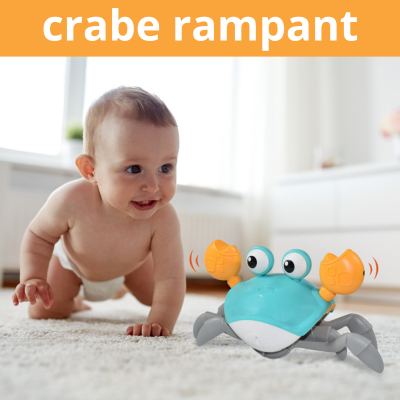 Sébastien Le Crabe™ - Il rampe avec bébé et qui évite les