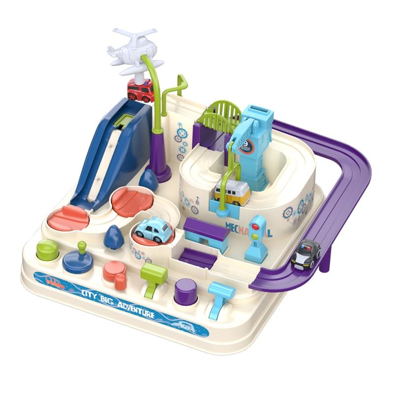 RacingRail™ | Piste de course mécanique pour enfant - zazajouets