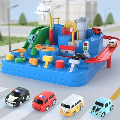 RacingRail™ | Piste de course mécanique pour enfant - zazajouets
