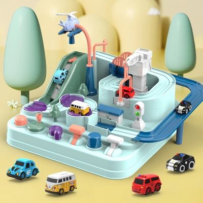 RacingRail™ | Piste de course mécanique pour enfant - zazajouets