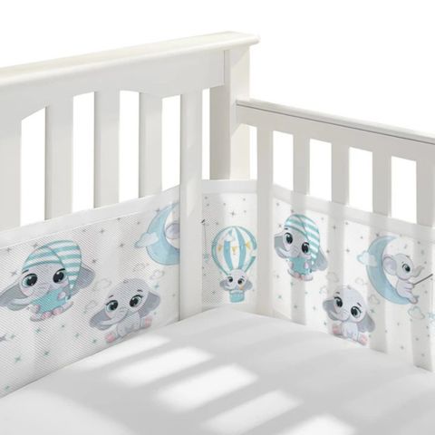 Tour de Lit Bébé  elephant reveur