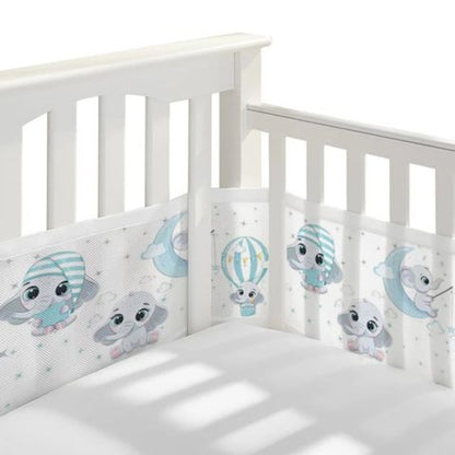 Tour de Lit Bébé  elephant reveur