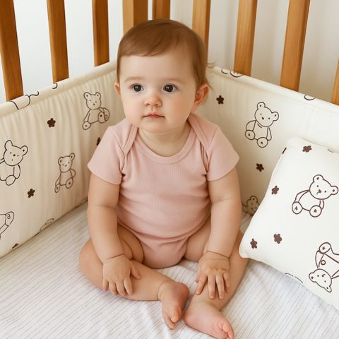 Tour de Lit Bébé  ours noir